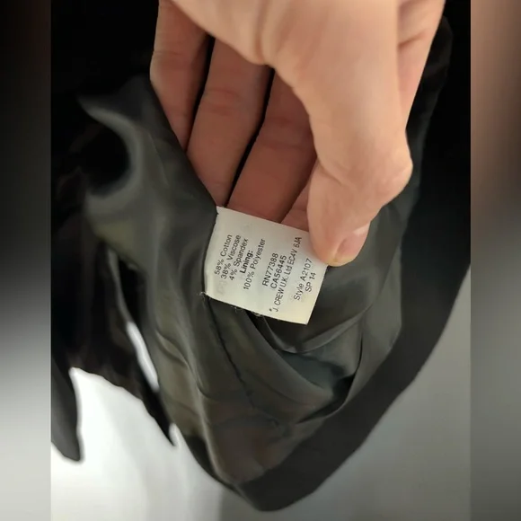 J.Crew Puff Sleeve Blazer in Stretchy Cotton Womens Size 8 - Picture 4 of 6